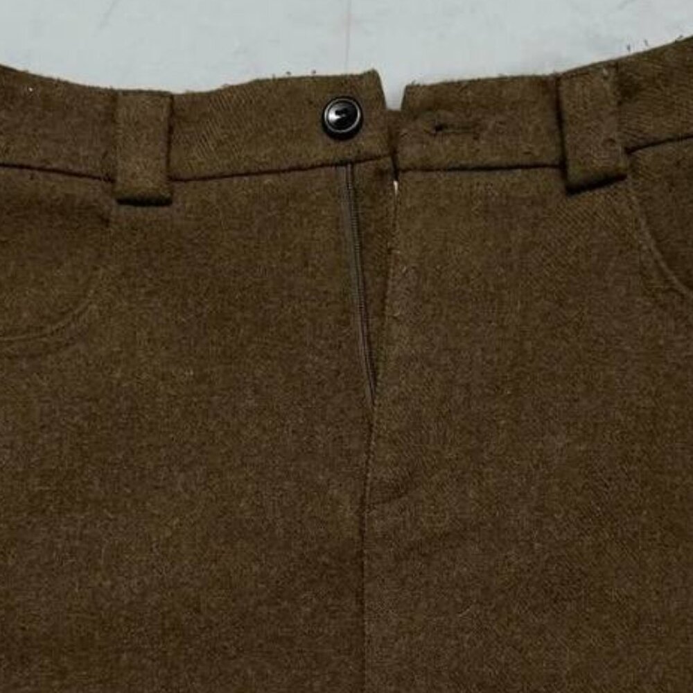 Brown Mini Skirt - Picture 2 of 3